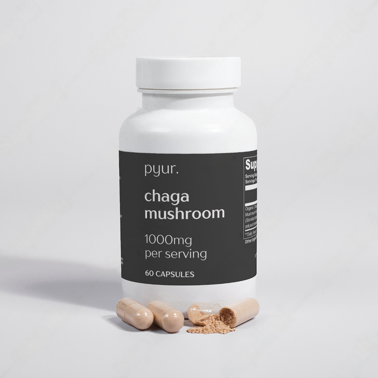 chaga mushroom capsules